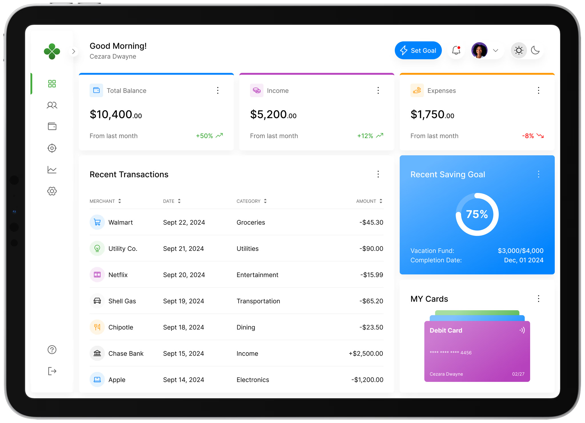 Clinic Management Dashboard